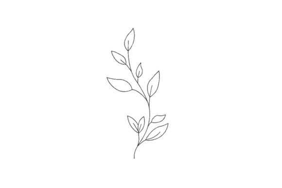 A Branch with Leaves Embroidery Review