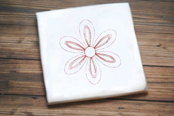 Cute Red One Line Flower Review