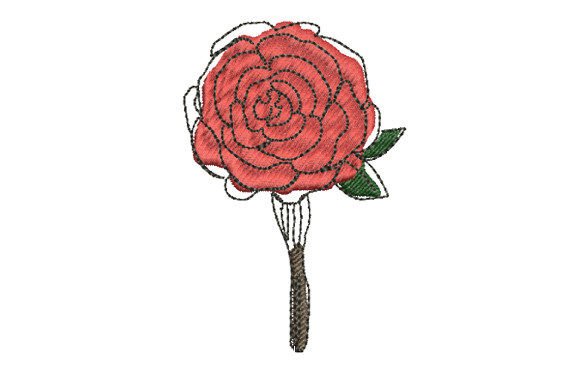 Fake Red Rose Embroidery Design Review