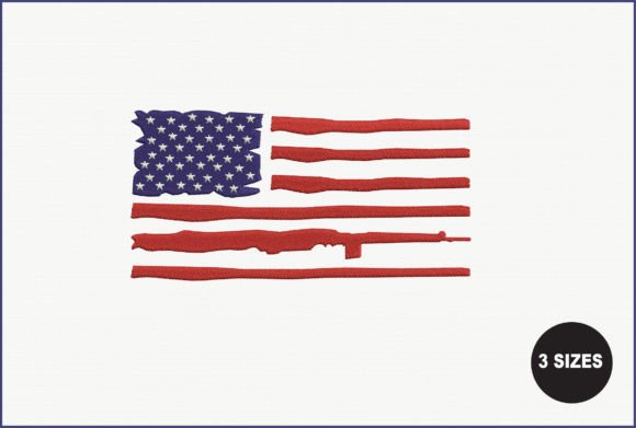 Gun USA Flag Embroidery Review