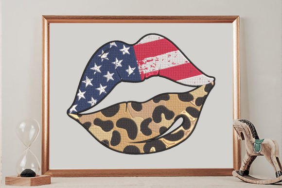 Lip USA Flag Embroidery Design Review