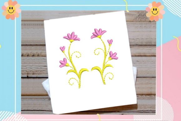 Pink Cute Flower Embroidery Review