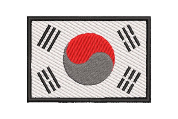South Korea Flag Embroidery Review