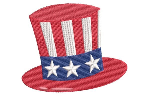 Uncle Sam Patriotic Top Hat Embroidery Review