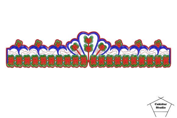 Weeds Border Embroidery Design Review for Holiday Collections